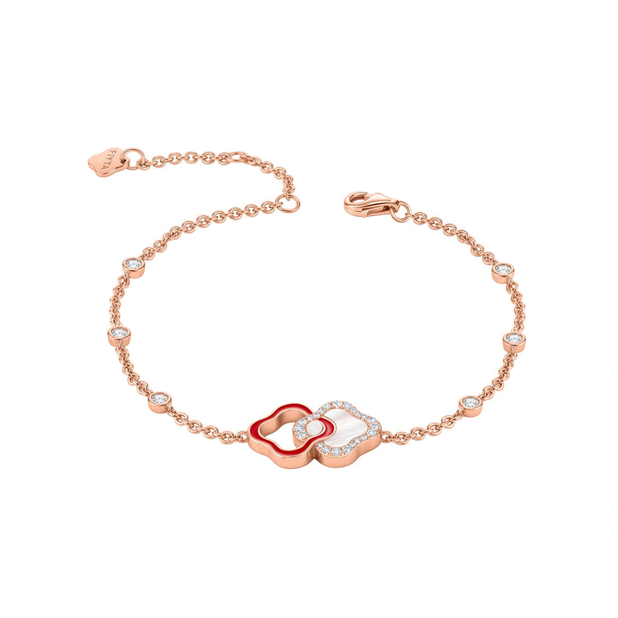 FIYTA Eastern Grace Suzhou Embroidery Watch & Jewelry Gift Set L865039.PFP-AB0010.PSDM detail image (Persimmon Bracelet (AB0010.PSDM))