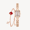 Eastern Grace Collection Women's Watch & Persimmon Bracelet Gift Set - FIYTA