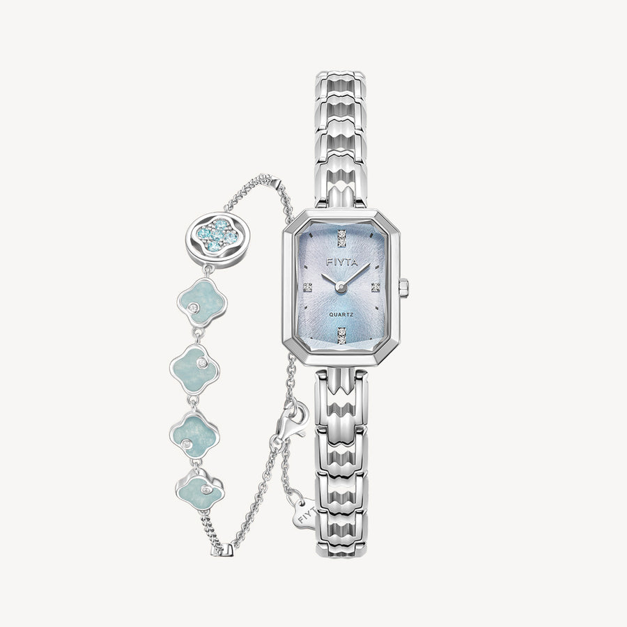FIYTA Eastern Grace Suzhou Embroidery Watch & Jewelry Gift Set L865039.WLW-AB0008.WSDG product view (Persimmon Bracelet (AB0008.WSDG))