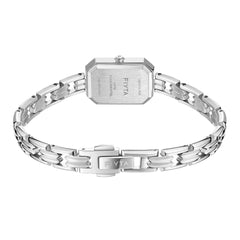 Eastern Grace Collection Women's Watch & Turquoise Clover Bracelet Gift Set - FIYTA (Mint Green Dial / Silver Strap)