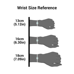 Eastern Grace Collection Women's Watch & Turquoise Clover Bracelet Gift Set - FIYTA (Mint Green Dial / Silver Strap)