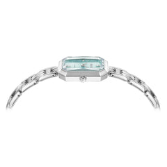 Eastern Grace Collection Women's Watch & Turquoise Clover Bracelet Gift Set - FIYTA (Mint Green Dial / Silver Strap)