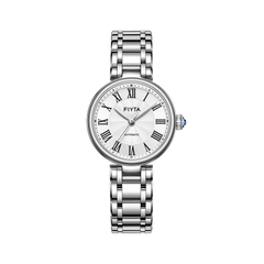FIYTA Little Bliss Women's Automatic Watch LA803003.WWW product view (Silver Dial / Silver Strap)