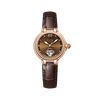 FIYTA Good Fortune Persimmon Women's Automatic Watch LA865022.PKK product view (Brown Dial / Brown Strap)