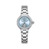 FIYTA Good Fortune Persimmon Women's Automatic Watch LA865022.WLW product view (Aqua Blue Dial / Silver Strap)