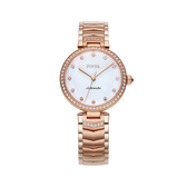 Montre automatique classique à diamants pour femme