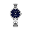 Navy Blue Dial / Silver Strap