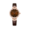 FIYTA V-Neck Women's Automatic Watch LA869015.PKKH product view (Brown Dial / Brown Strap)
