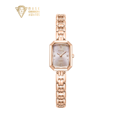 Eastern Grace Collection Women's Watch & Persimmon Bracelet Gift Set - FIYTA (Pink Dial / Rose Gold Strap)