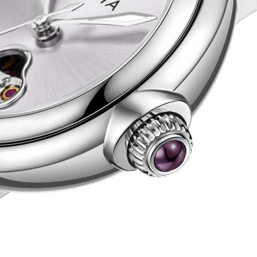 FIYTA LA865022.WZW Side (Purple Dial / Silver Strap)