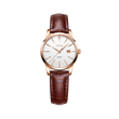 White Dial / Brown Strap