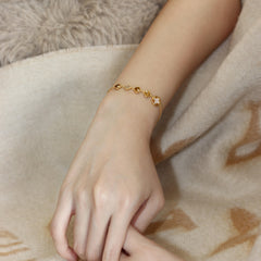 FIYTA Eastern Grace Suzhou Embroidery Watch & Jewelry Gift Set L865039.GKG-AB0005.GSDG detail image (Persimmon Bracelet (AB0005.GSDG))