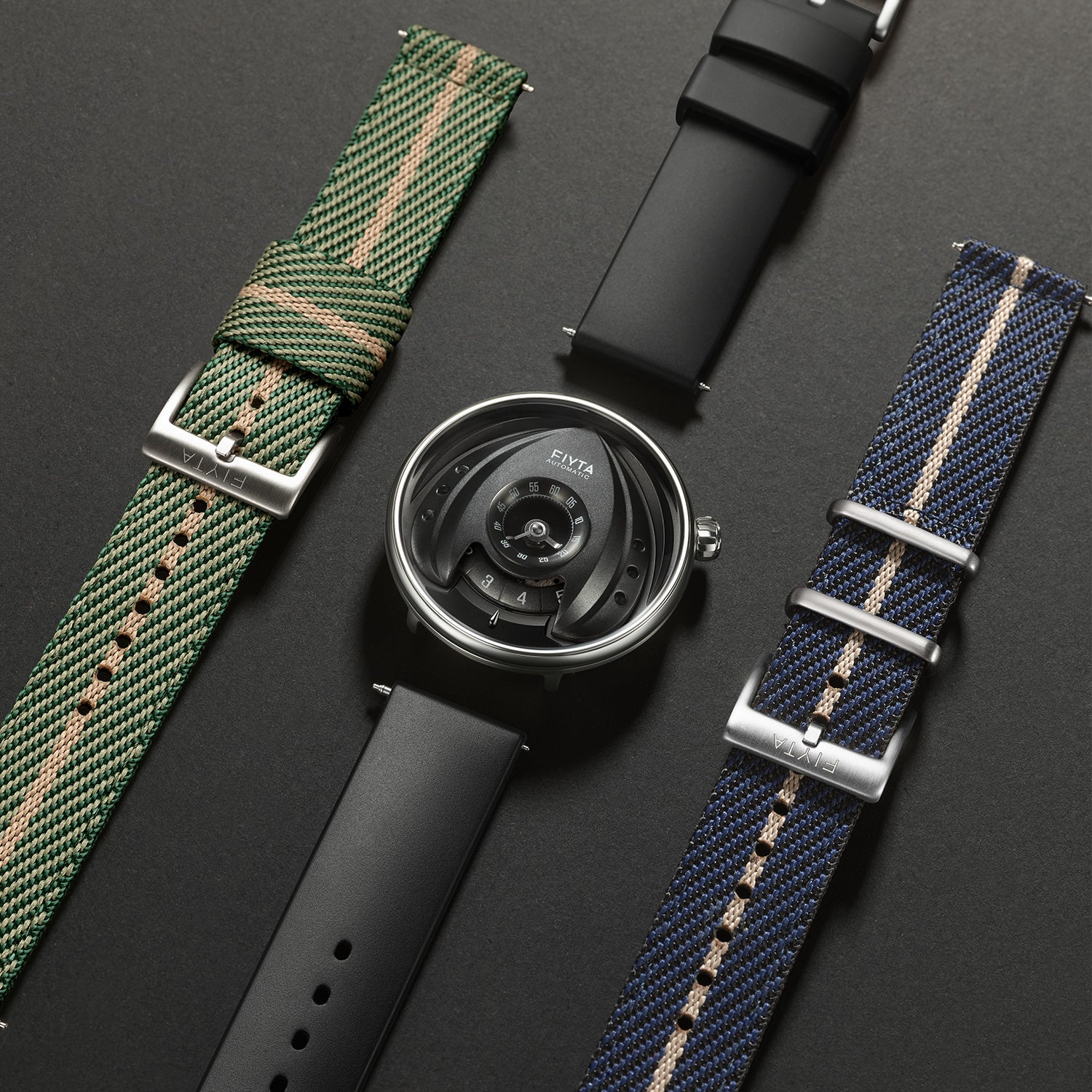 "Space Shuttle" Replacement Strap - Navy Blue - FIYTA